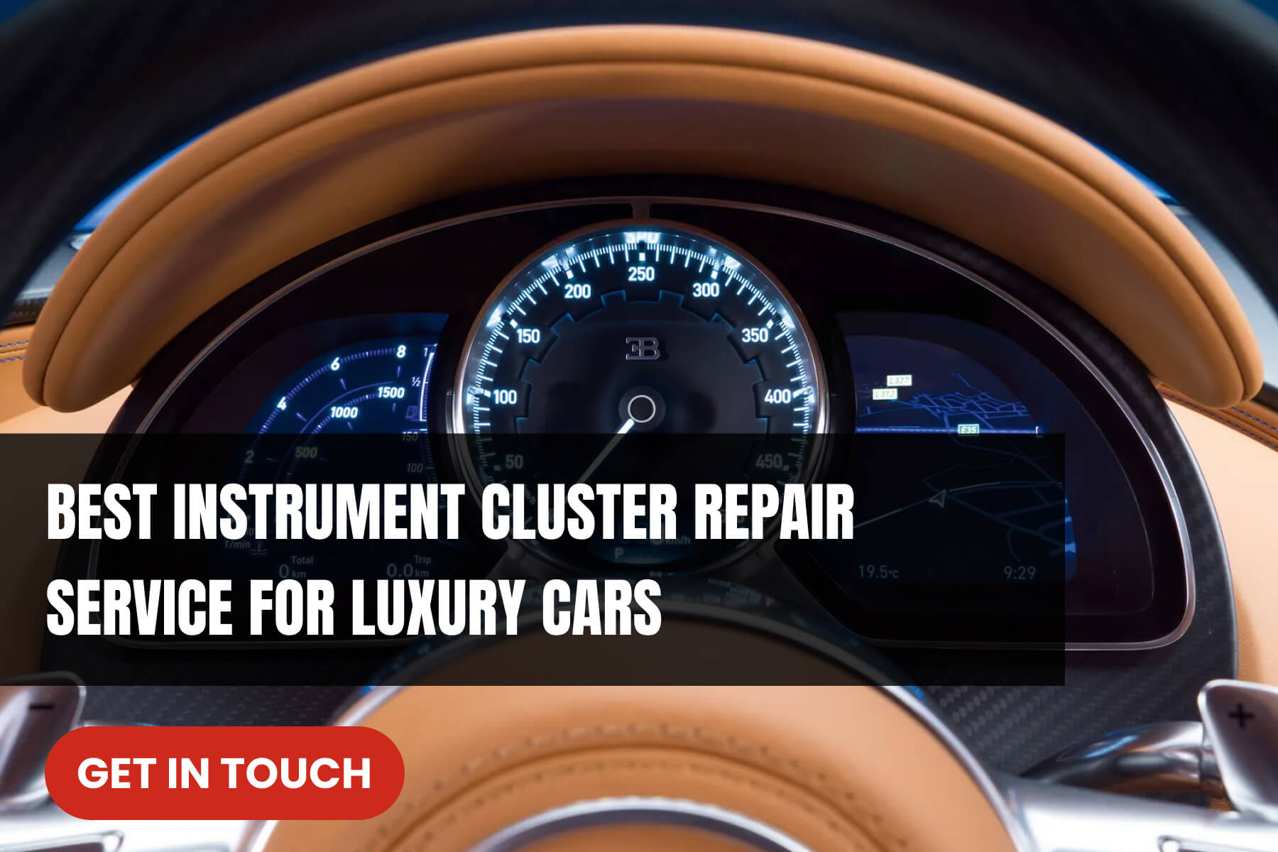 Instrument Cluster Information Instrument Cluster Luxury Cars 1