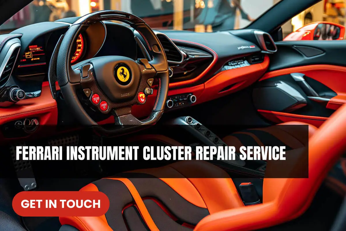 Ferrari Instrument Cluster Repair service in north america.