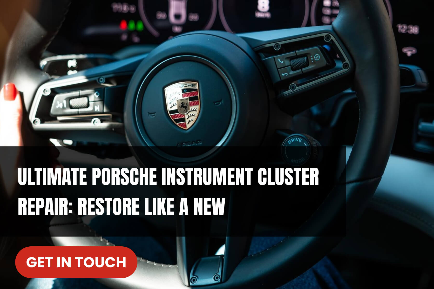 Porsche Instrument Cluster Repair Service in USA and Canada.