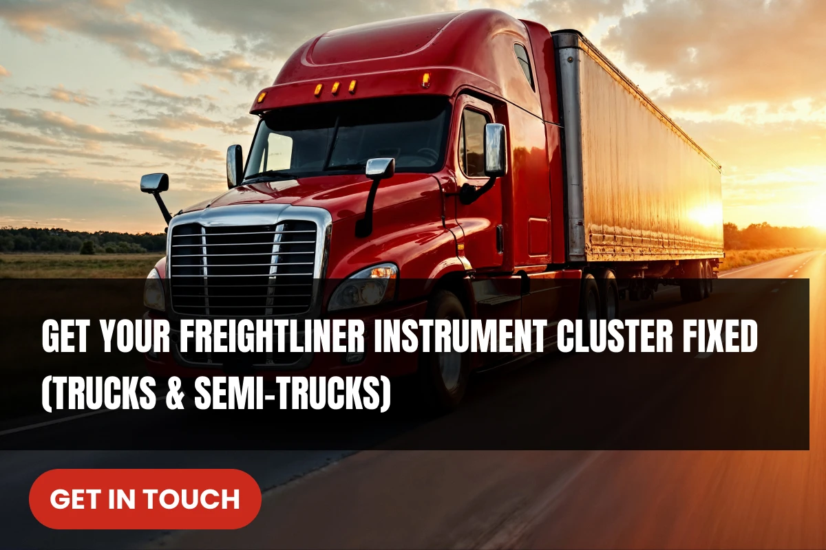 Freightliner Instrument Cluster Repair Service.